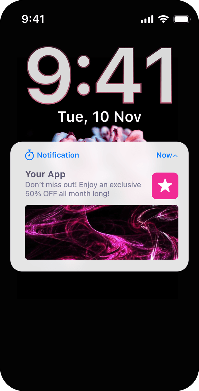 Push Notification Mockup